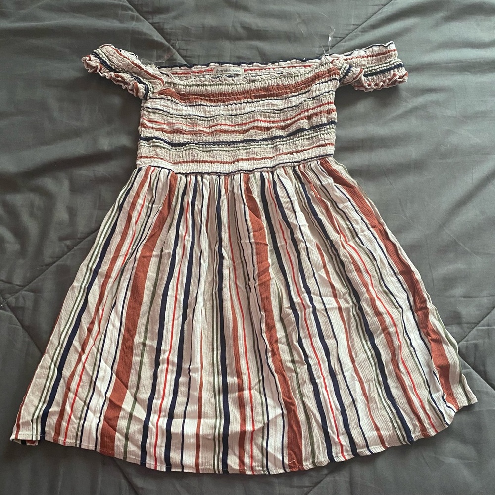 off the shoulder dress